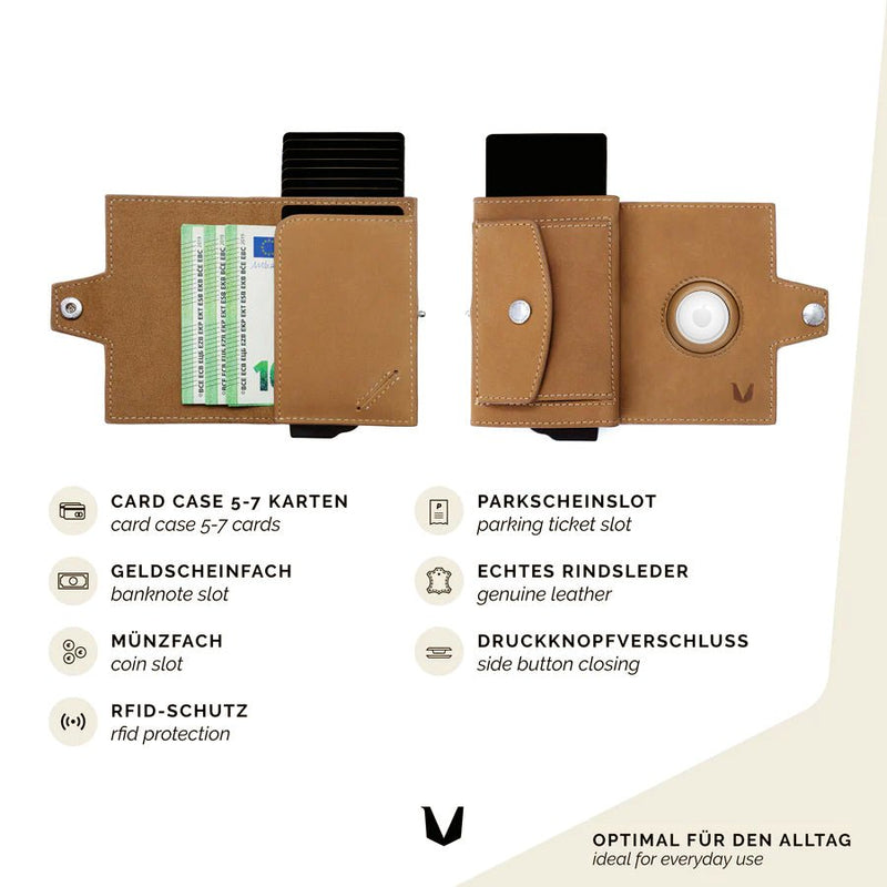 Pre-owned Slim Wallet ZANI mit Airtag Case - MAGATI