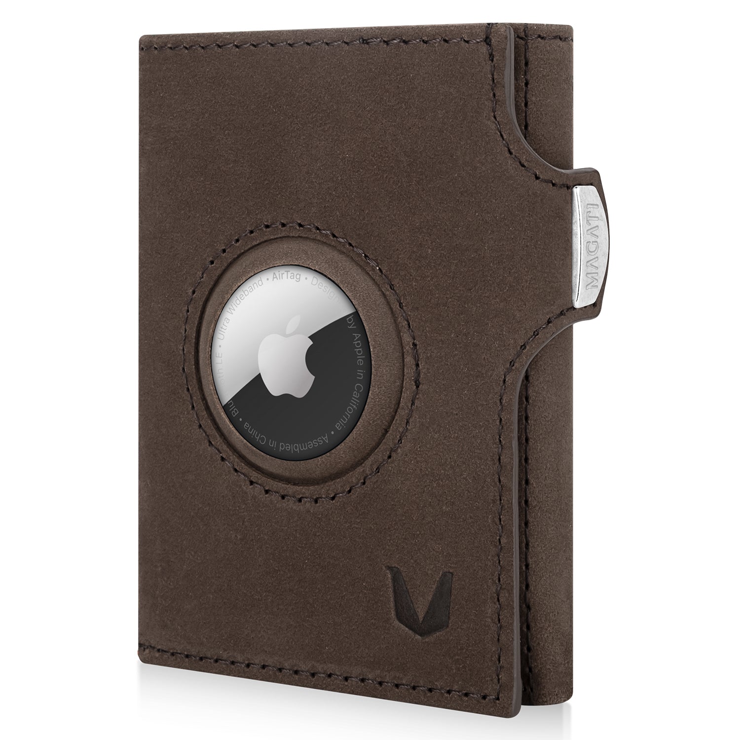 Slim Wallet il Santo mit AirTag Hülle - MAGATI