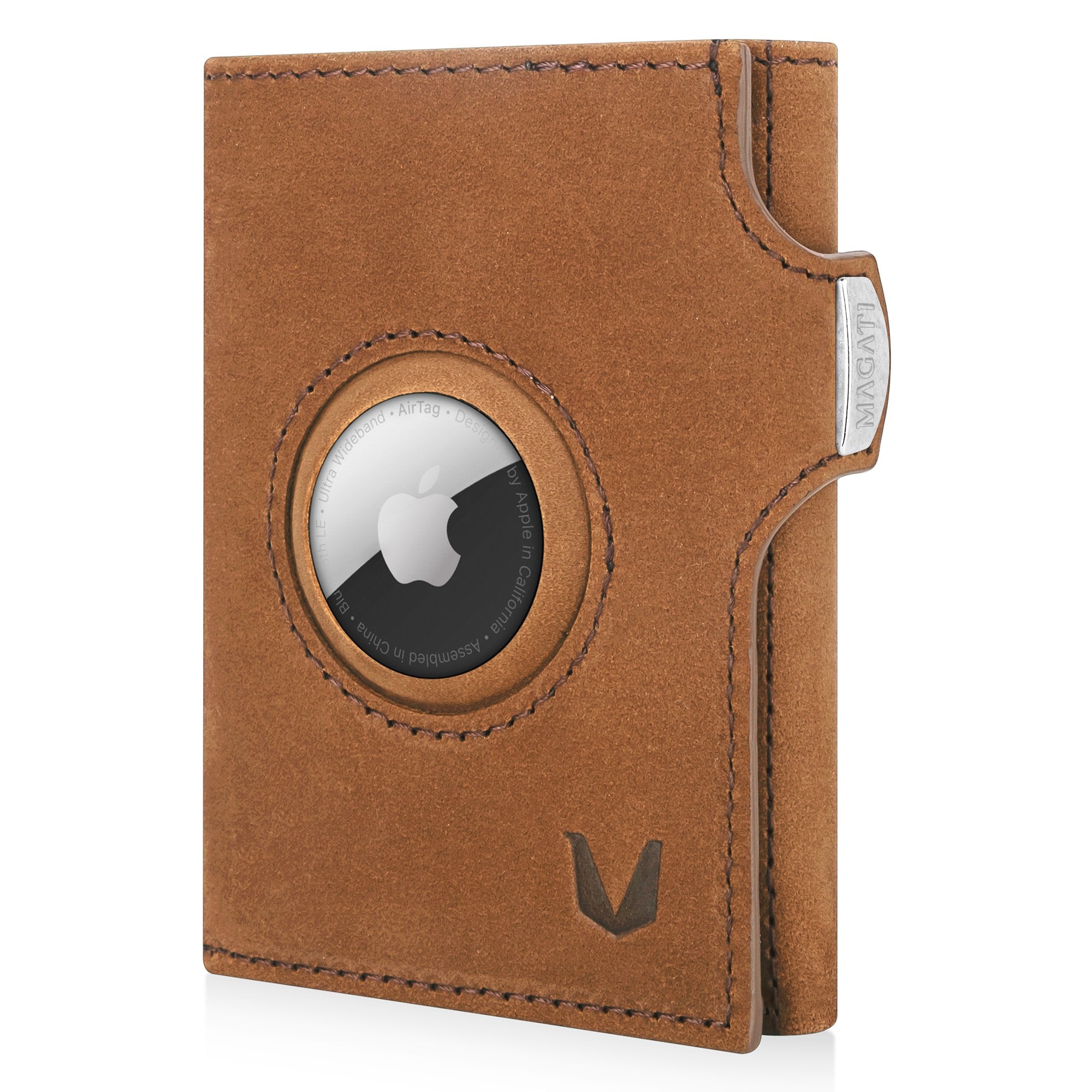 Slim Wallet il Santo mit AirTag Hülle - MAGATI