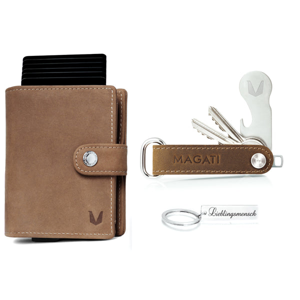 Tokyo gift set - men wallet & keychain