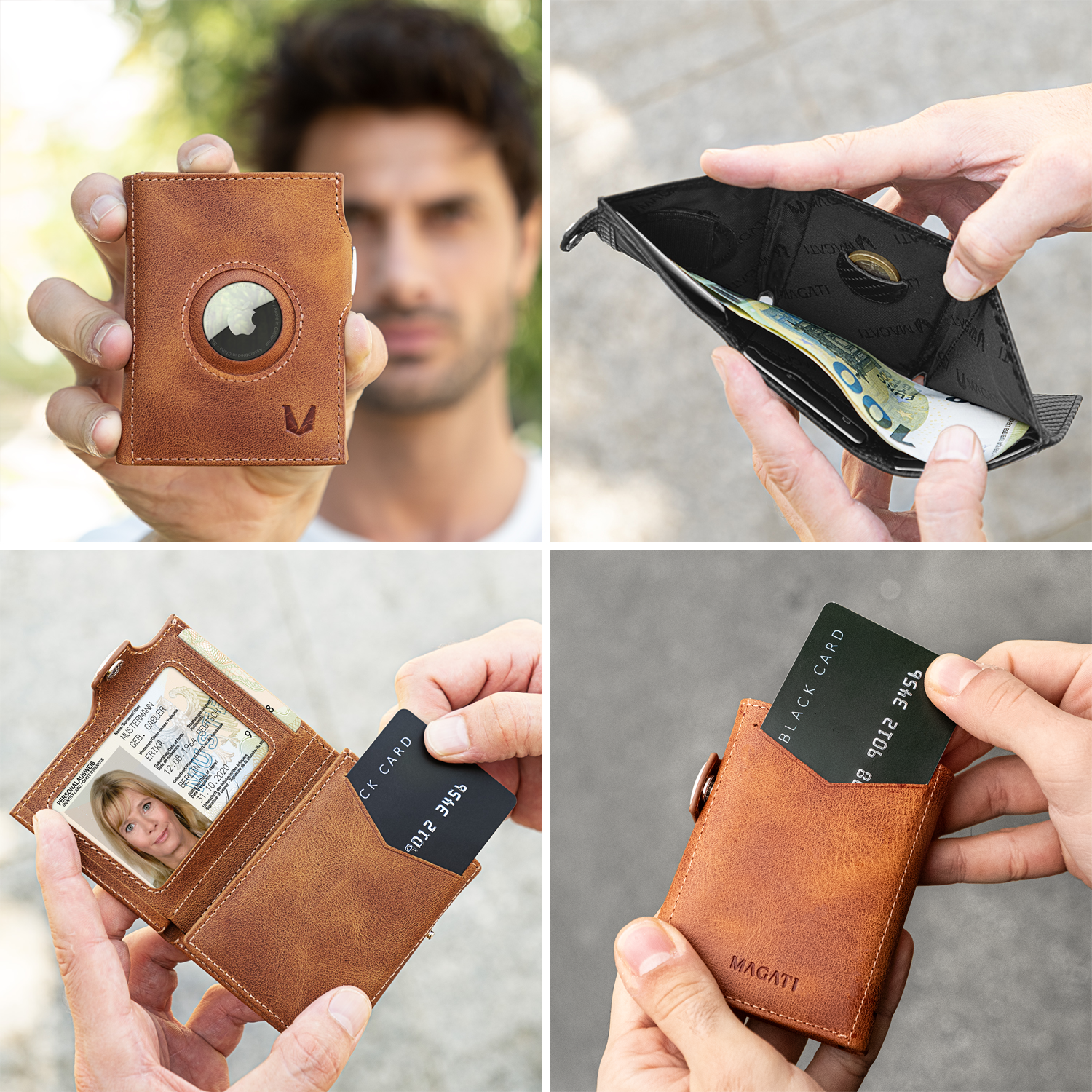 AirTag Wallet il Santo | Slim