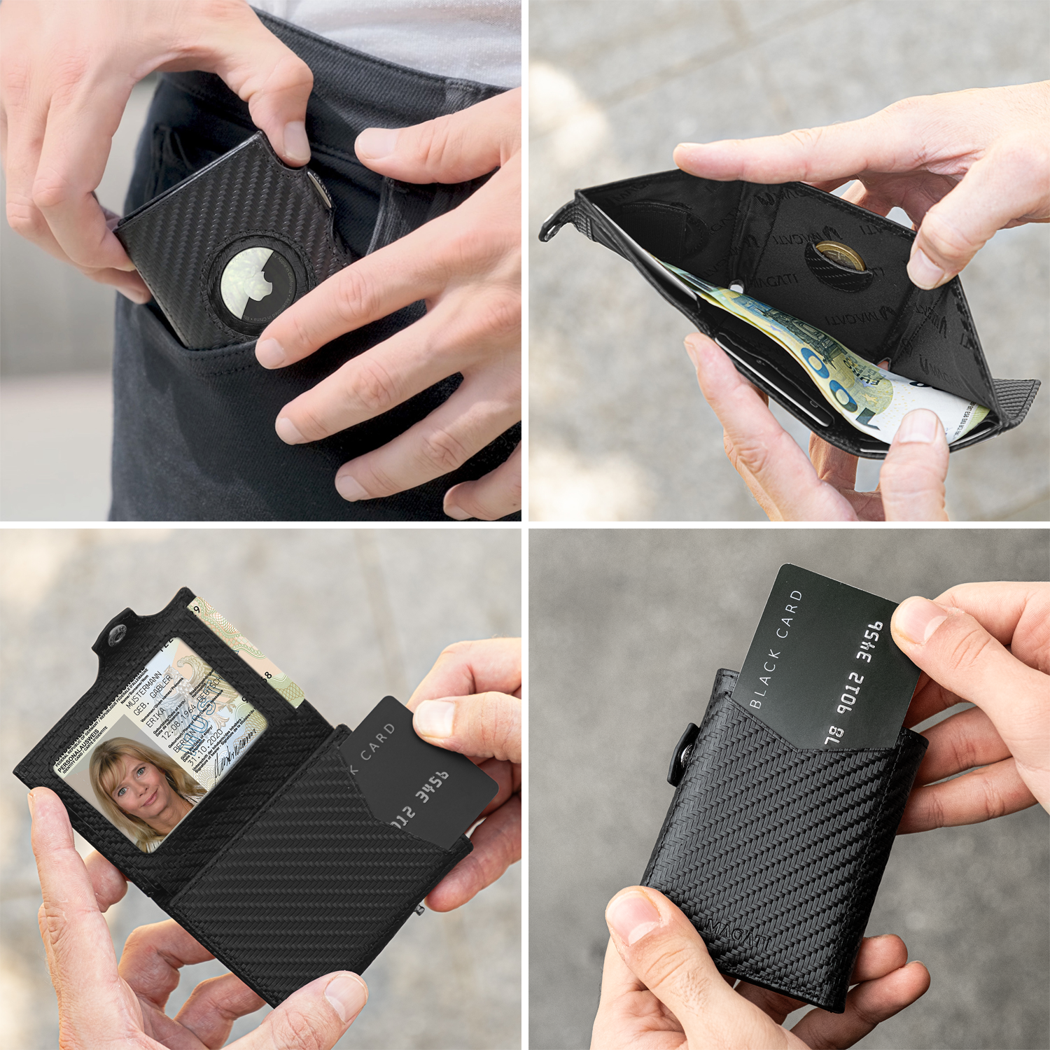 AirTag Wallet il Santo | Slim