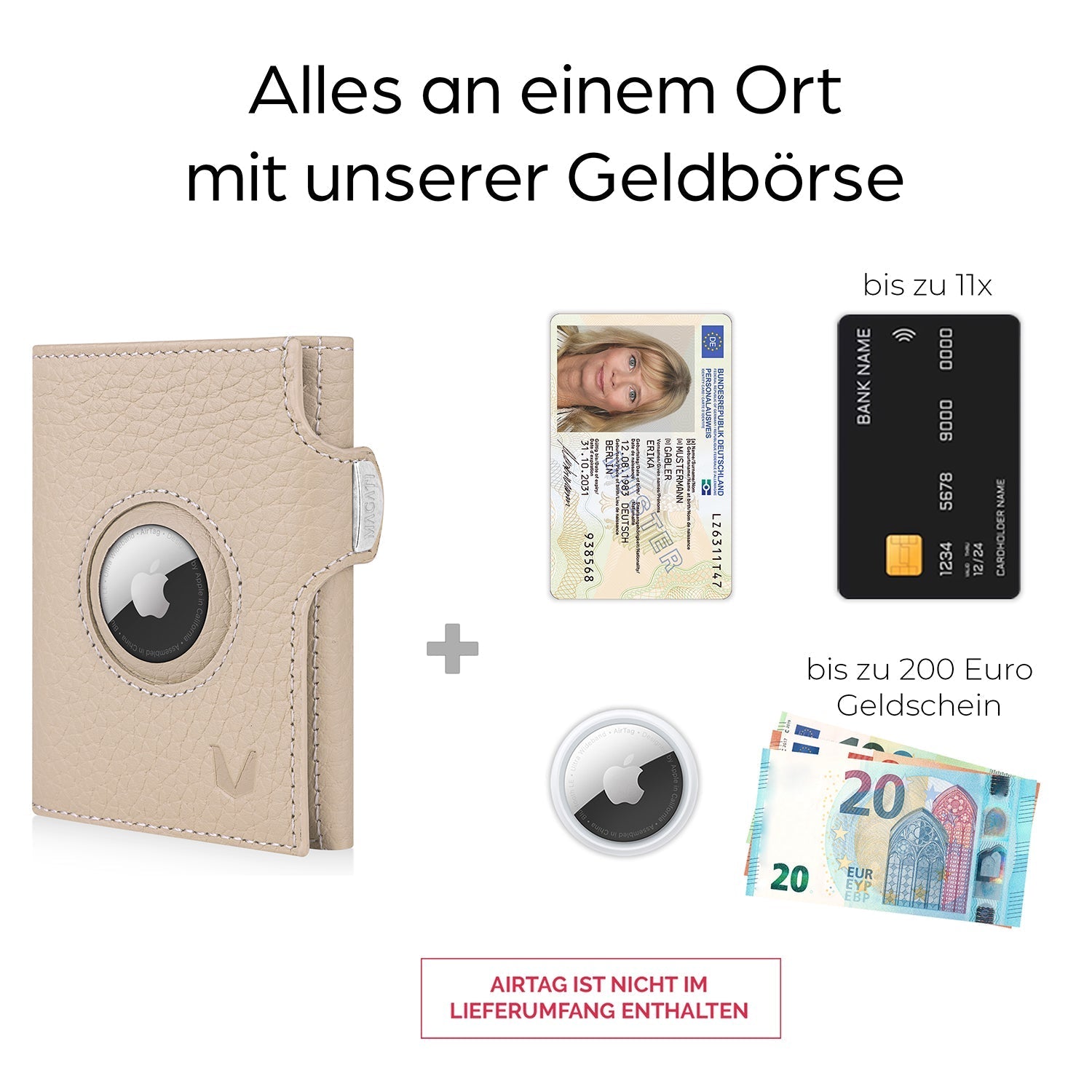 AirTag Wallet il Santo | Slim
