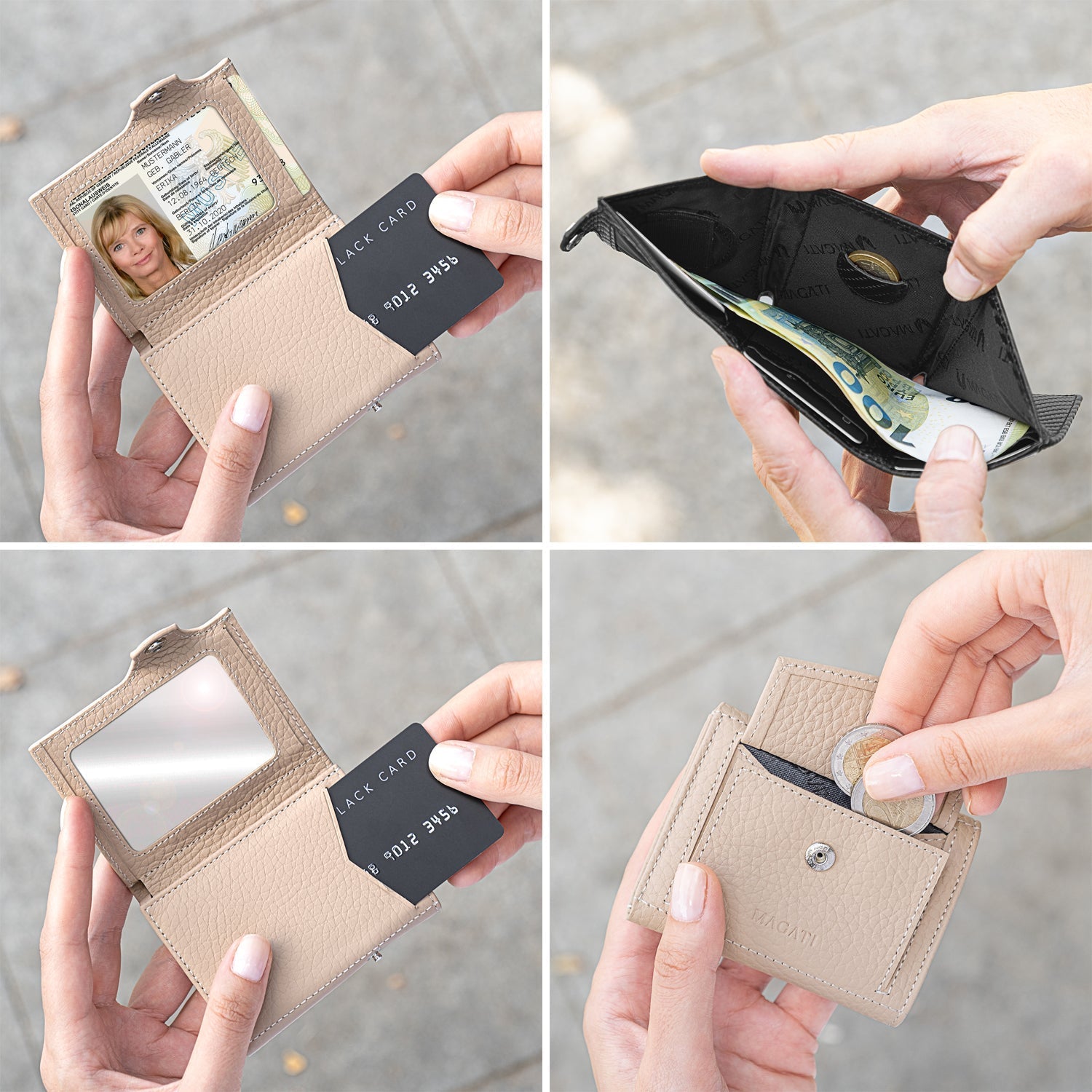Trifold Wallet il Santo mit AirTag Hülle - MAGATI