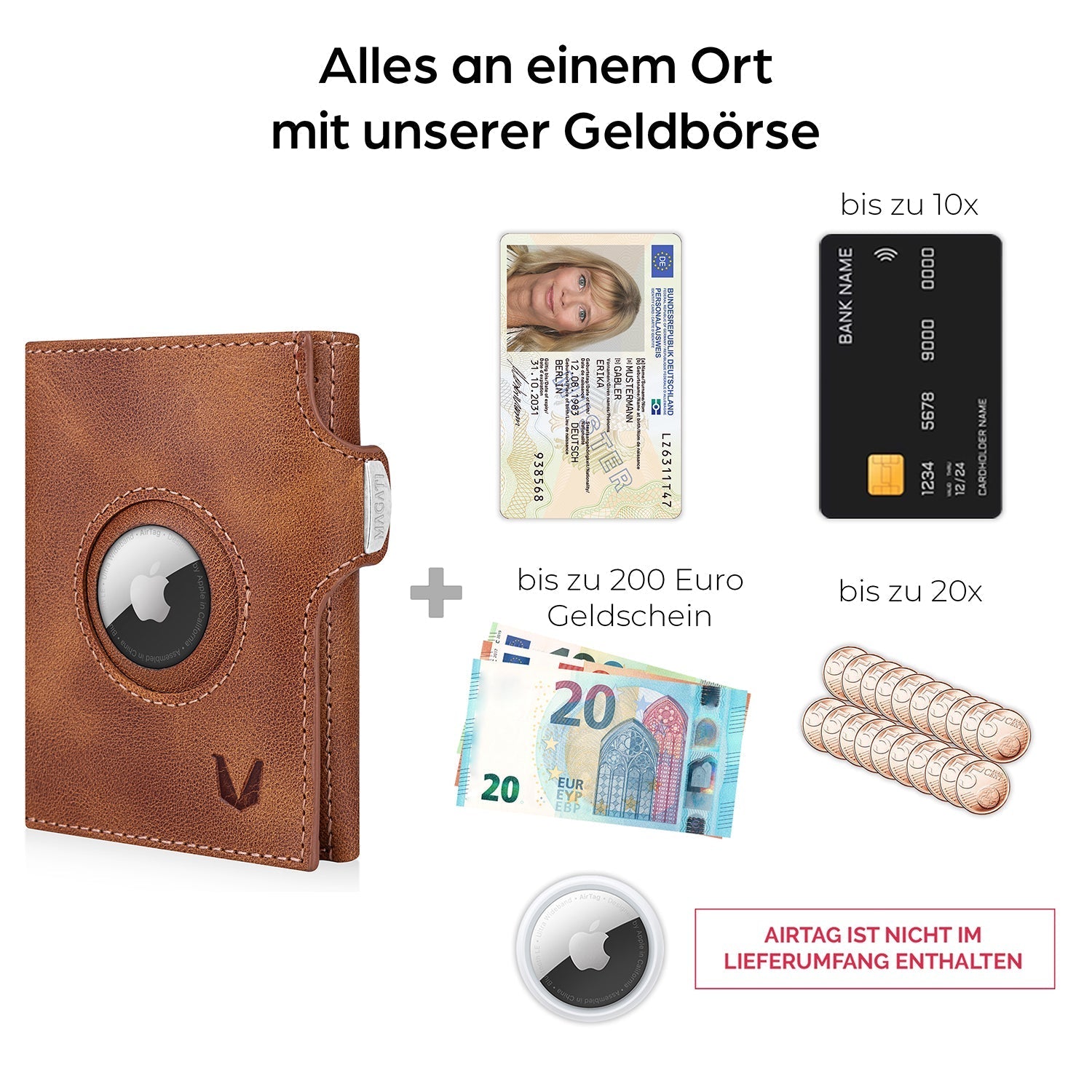 AirTag Wallet il Santo | Slim