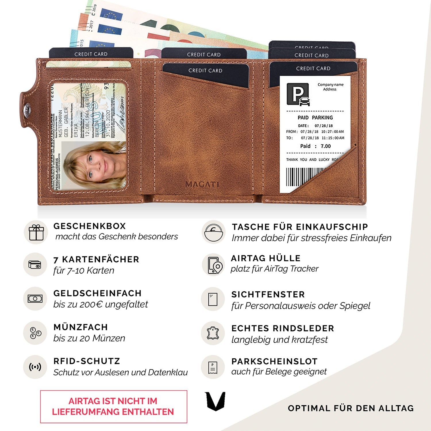 AirTag Wallet il Santo | Slim