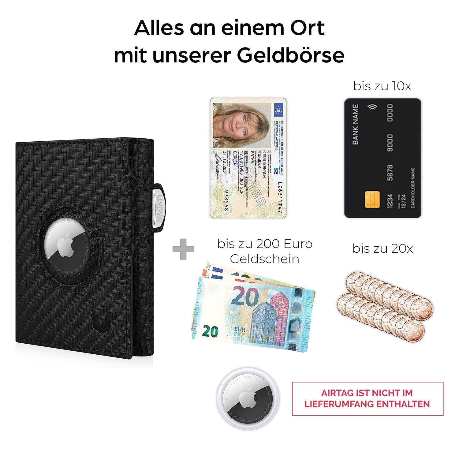 AirTag Wallet il Santo | Slim