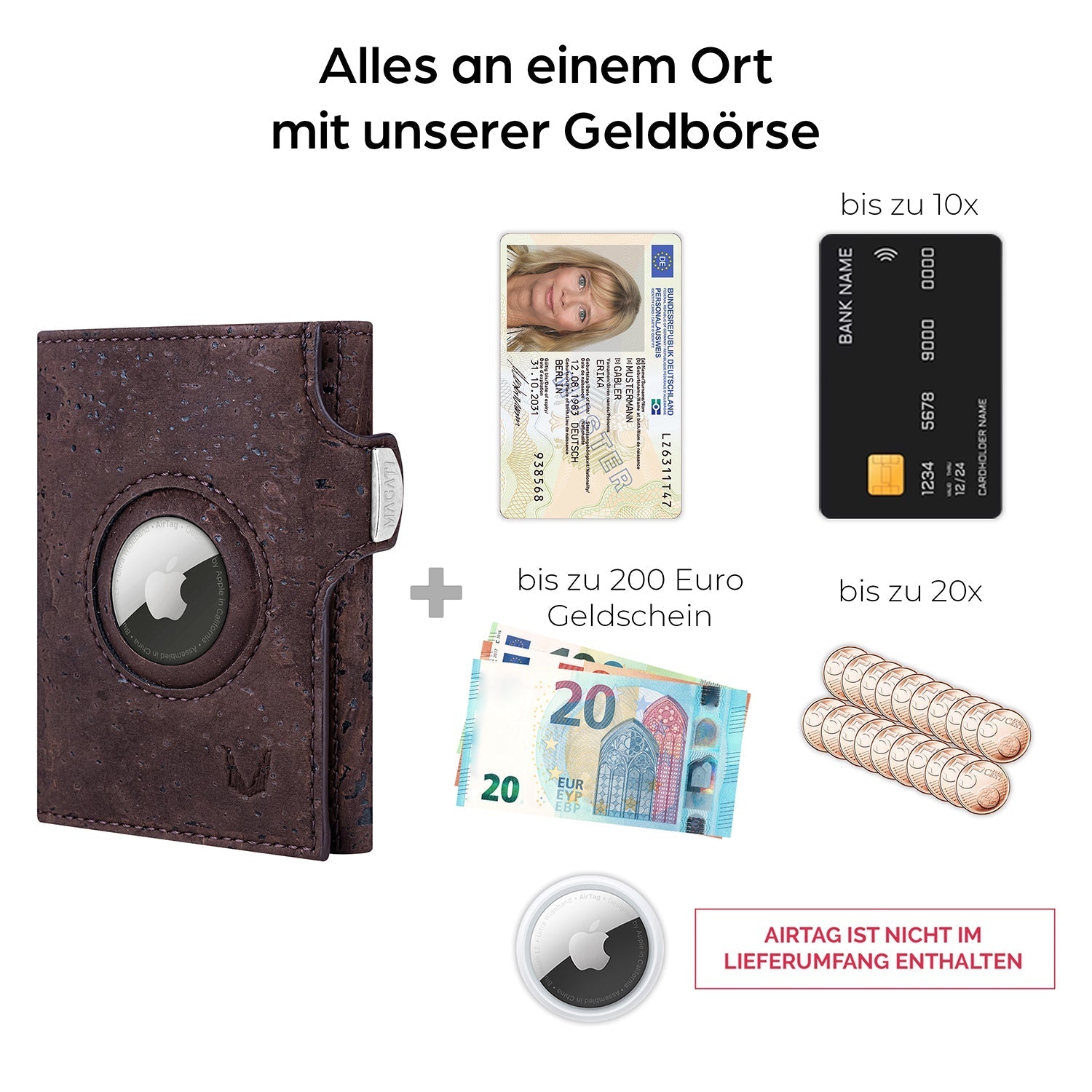 AirTag Wallet il Santo | Slim