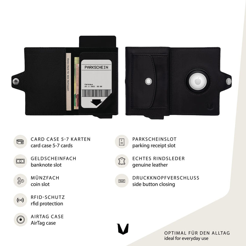 Pre-owned Slim Wallet ZANI mit Airtag Case - MAGATI